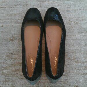 Brand New Calvin Klein Black Flats Size 7